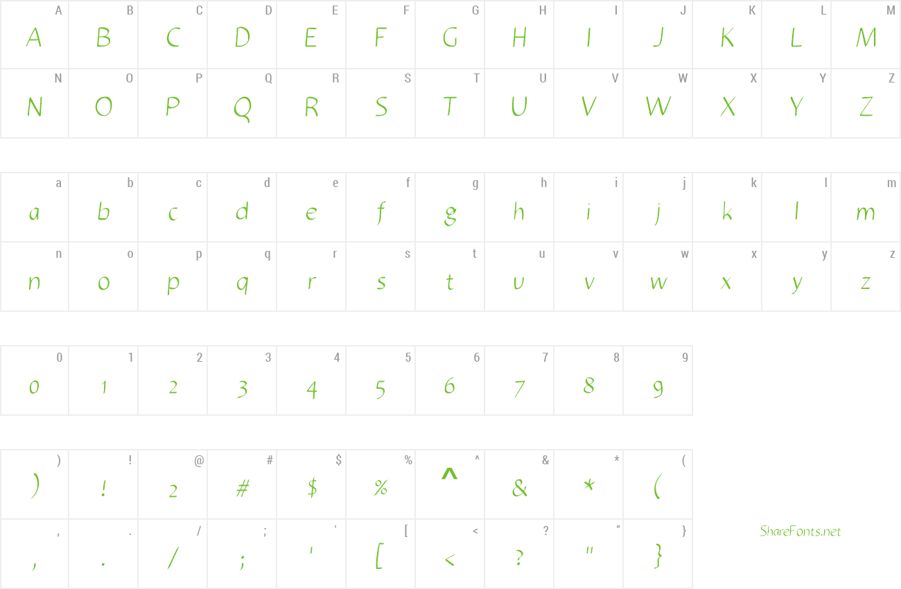 Font Luis Candara preview